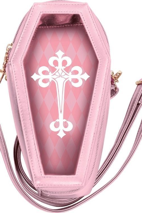 Black Ita Bag with Clear Window for Pin Display