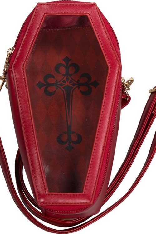 Black Ita Bag with Clear Window for Pin Display