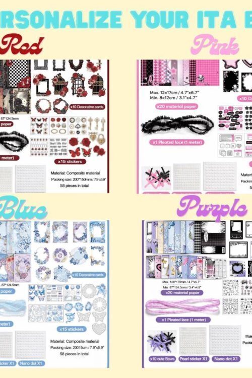Black Kawaii Gothic Ita Crossbody Bag with Clear Window for Pin Display