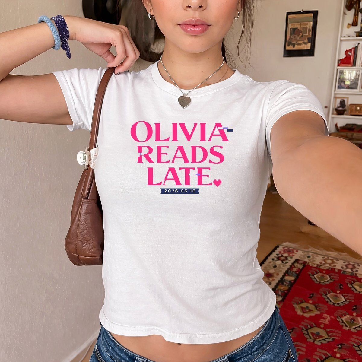 Book Lover Mix baby tee