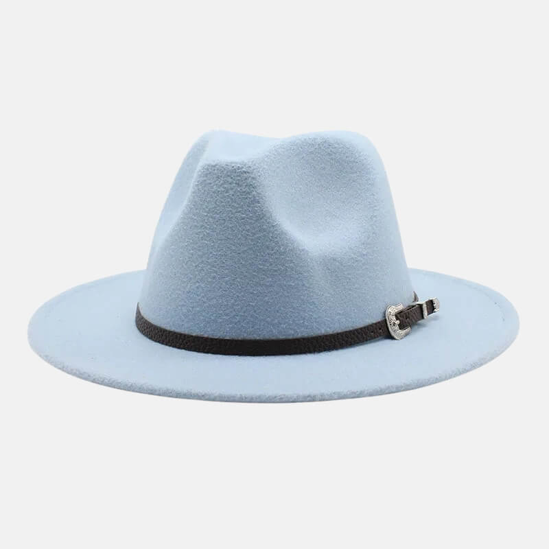 Buckle Band Fedora Hat