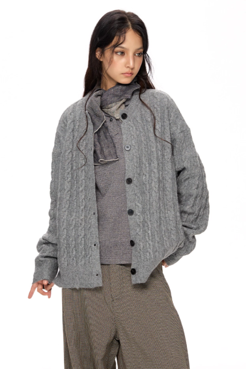 Cable Knit Cardigan