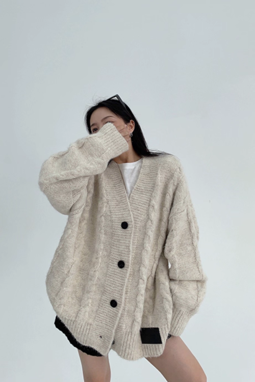 Cable Knit Cardigan