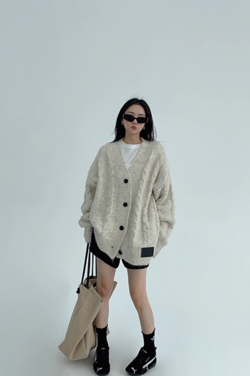 Cable Knit Cardigan