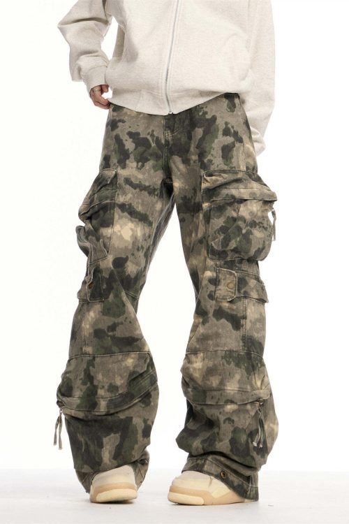 Camouflage Pattern Cargo Pants