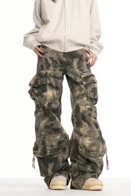 Camouflage Pattern Cargo Pants