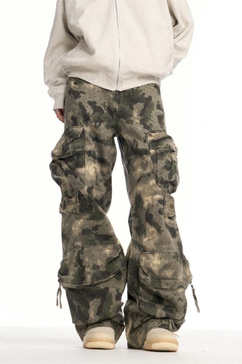 Camouflage Pattern Cargo Pants