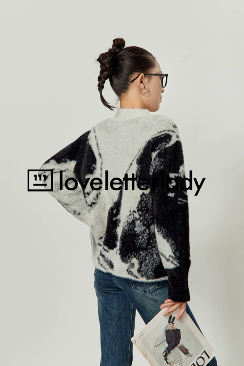 Cat Double Zip Knit