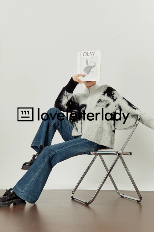 Cat Double Zip Knit