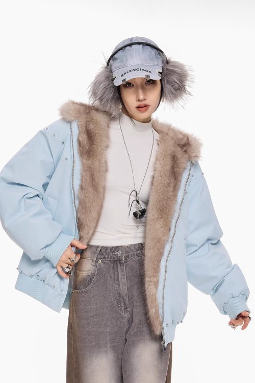 Cat Ear Fur Jacket