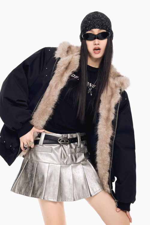 Cat Ear Fur Jacket