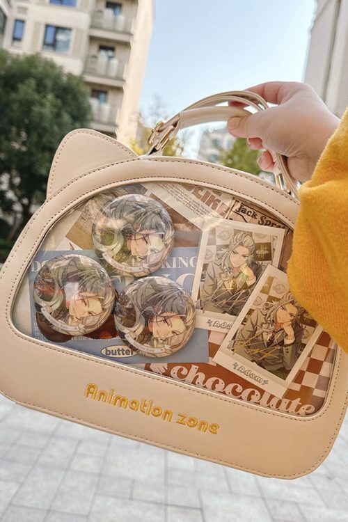 Cat Ita Crossbody Bag for Plushies and Pins