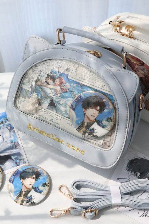 Cat Ita Crossbody Bag for Plushies and Pins