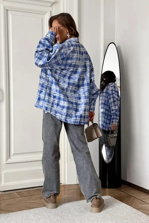 Checkered Oversized Shirt