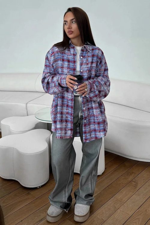 Checkered Oversized Shirt