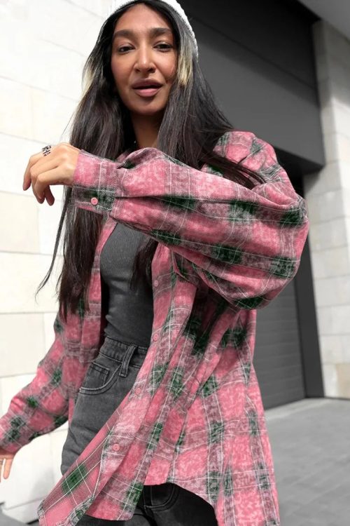 Checkered Oversized Shirt