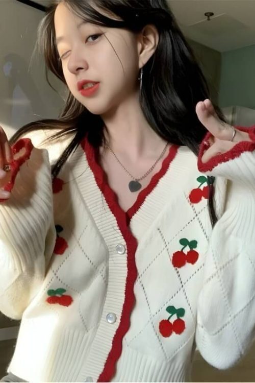 Cherry Cardigan