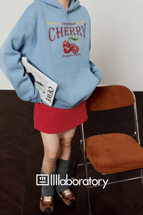 Cherry Print Hoodie
