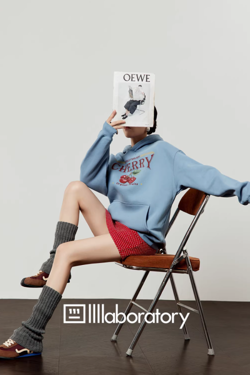 Cherry Print Hoodie