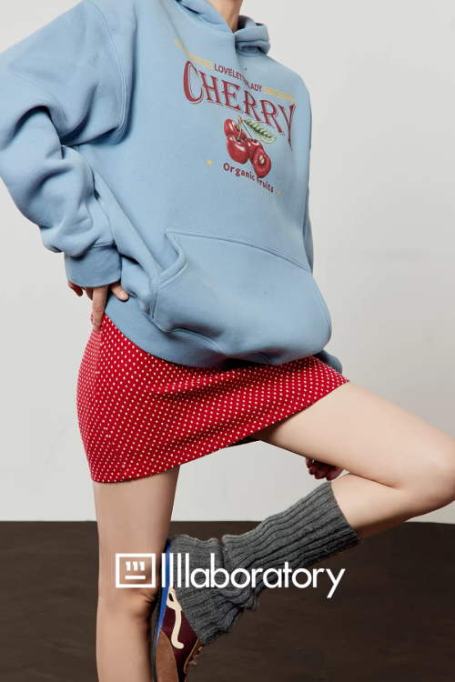 Cherry Print Hoodie