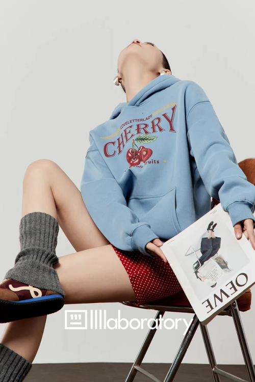Cherry Print Hoodie