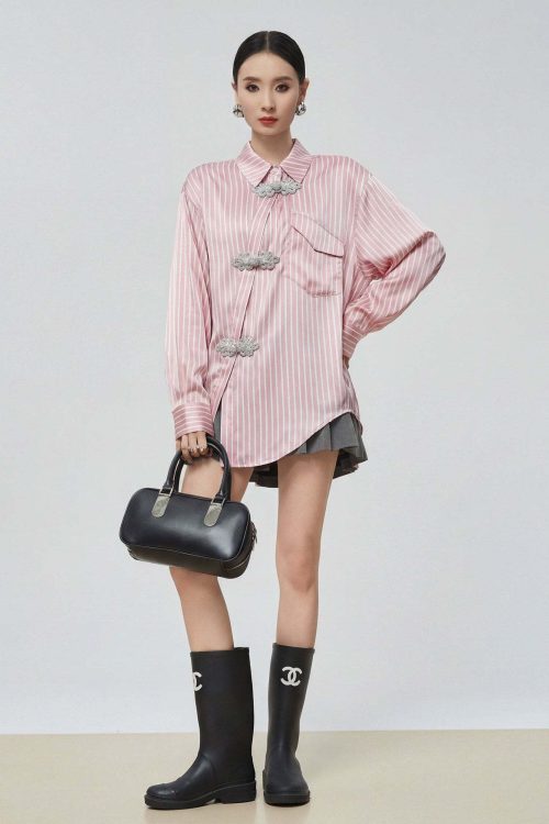 Chinese-style Long-Sleeve Shirt