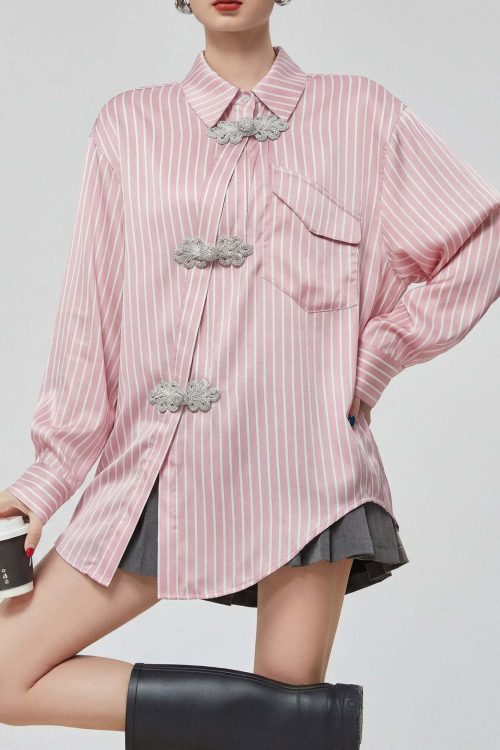 Chinese-style Long-Sleeve Shirt