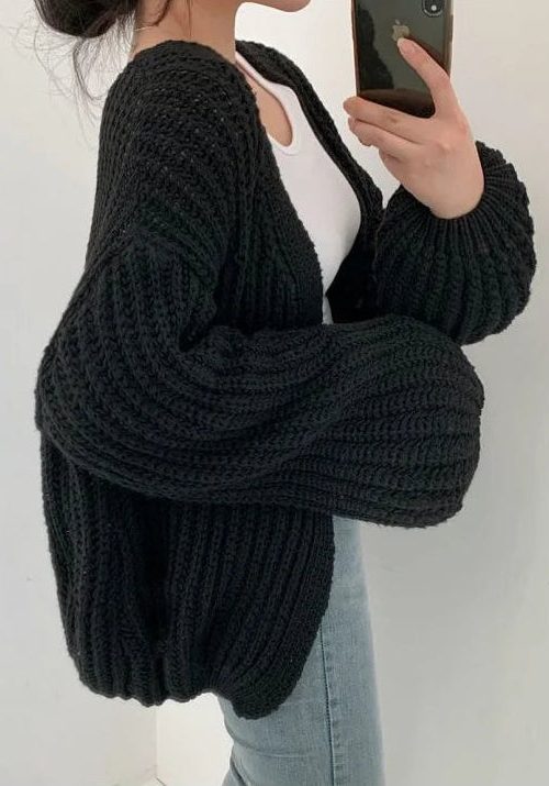 Chunky Knit Cardigan