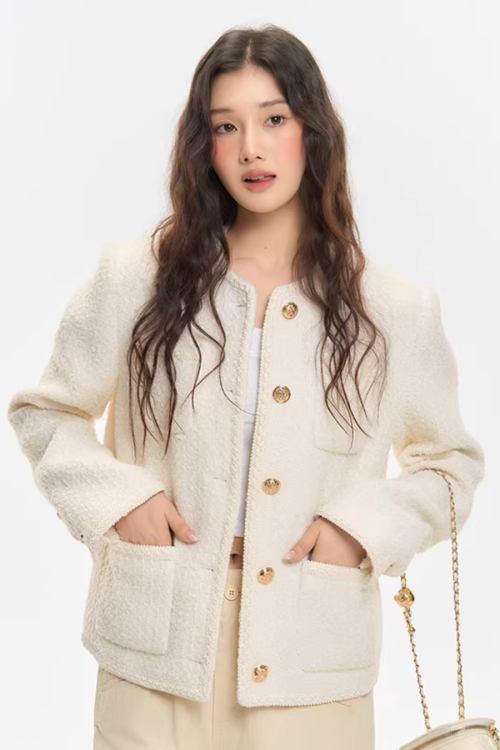 Chunky Tweed Short Jacket