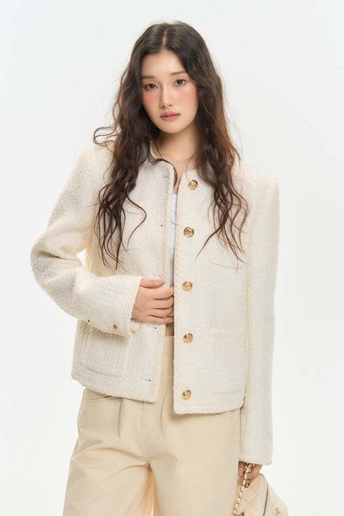 Chunky Tweed Short Jacket