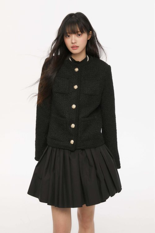 Chunky Tweed Short Jacket