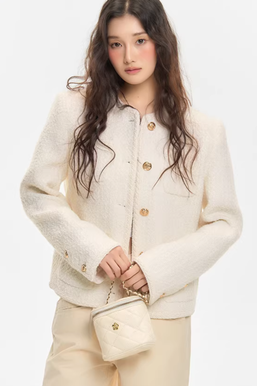 Chunky Tweed Short Jacket