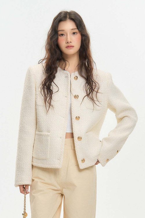 Chunky Tweed Short Jacket