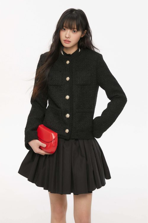 Chunky Tweed Short Jacket