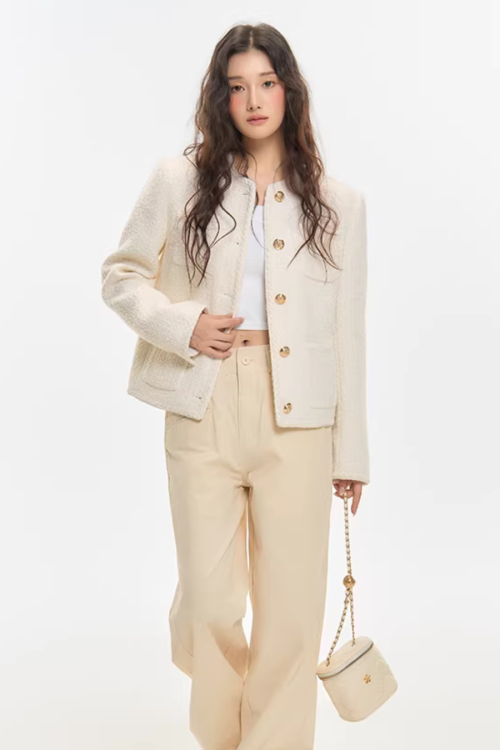 Chunky Tweed Short Jacket