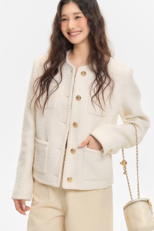 Chunky Tweed Short Jacket