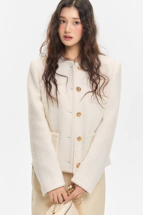 Chunky Tweed Short Jacket