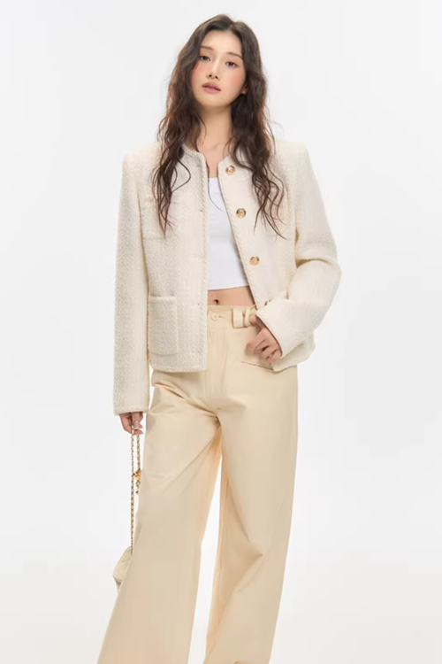 Chunky Tweed Short Jacket