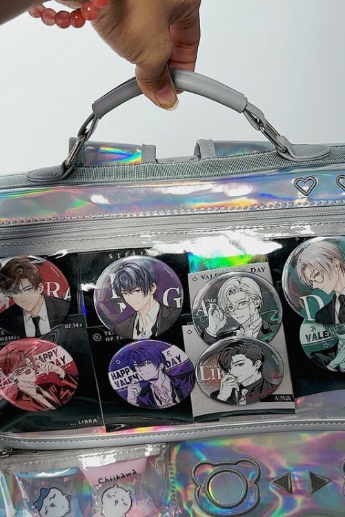 Claw Machine Inspired Ita Bag with Included Insert for Plushies and Pins
