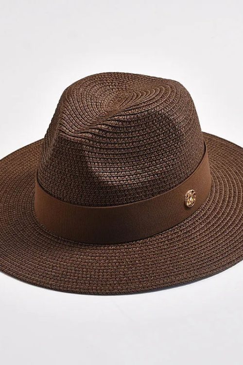 Contrast Band Fedora Hat