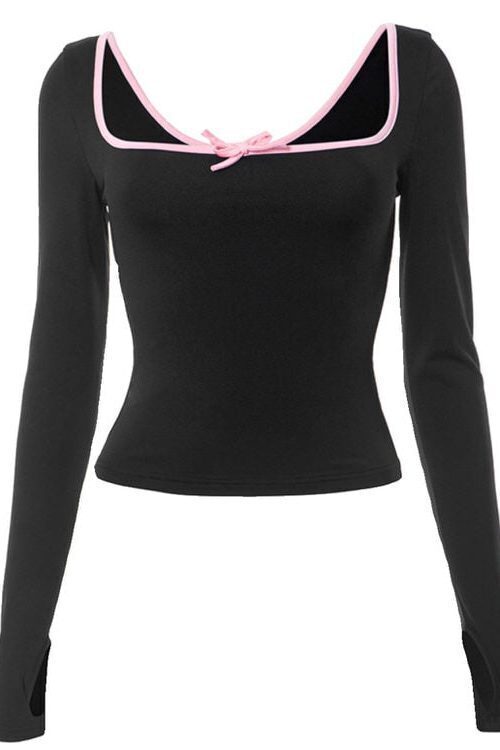 Coquette Aesthetic Long Sleeve Top