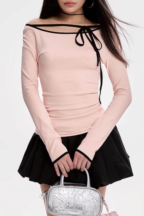 Coquette Girl Off-Shoulder Top