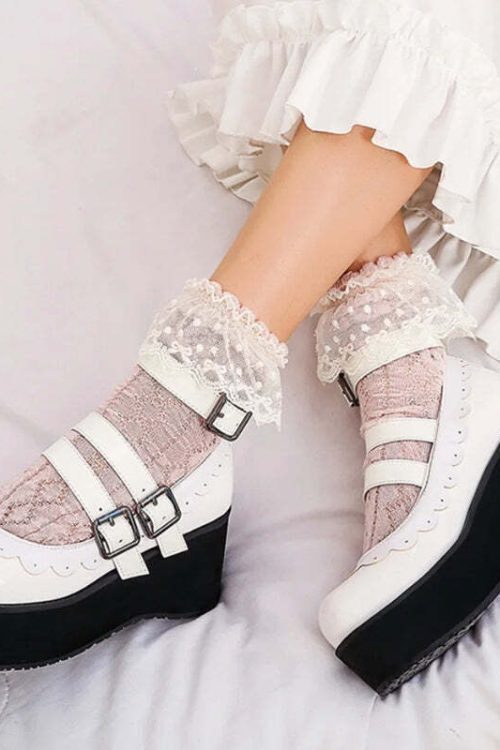 Coquette Platform Mary Jane Shoes