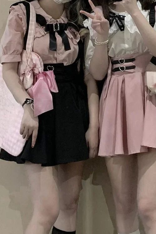 Coquette Suspender Mini Skirt