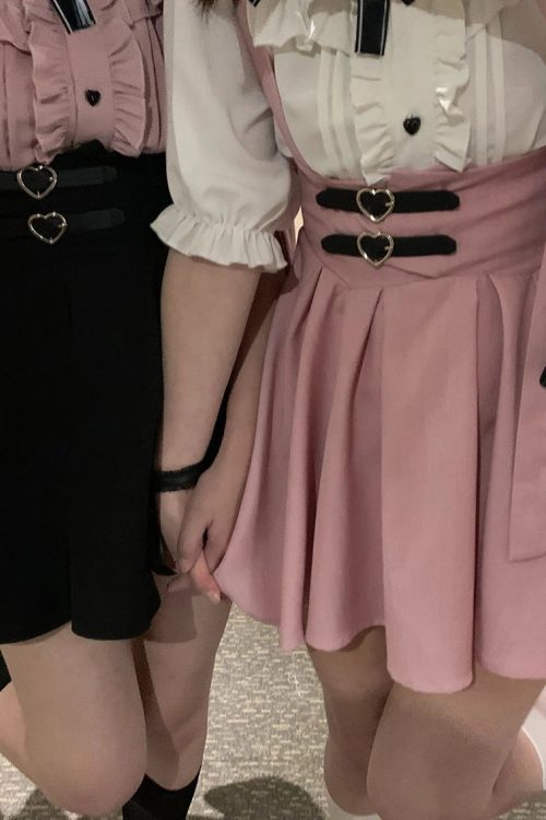 Coquette Suspender Mini Skirt