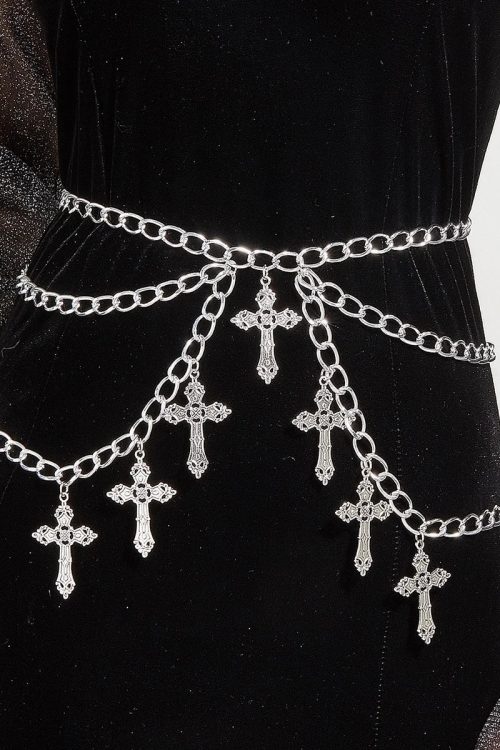 Cross Chain Waist Belt