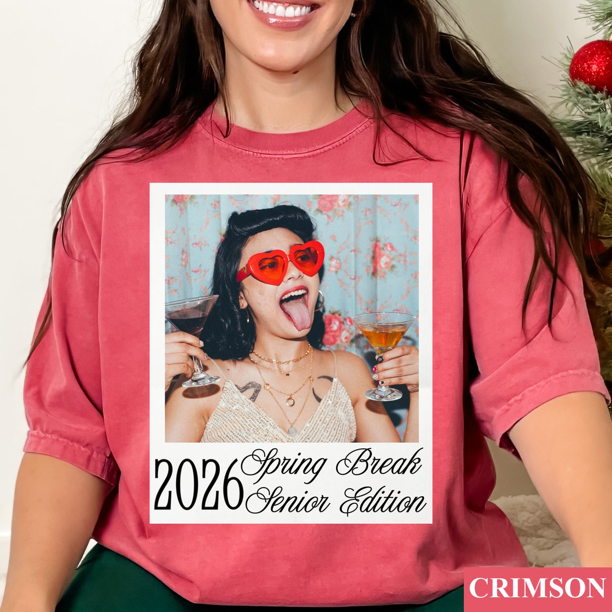 Custom Photo Senior 2026 Shirt Back to School Vintage Photo tshirt