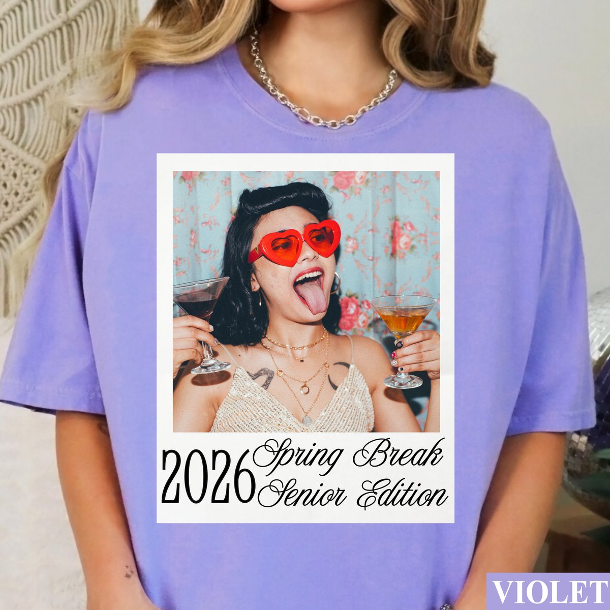 Custom Photo Senior 2026 Shirt Back to School Vintage Photo tshirt