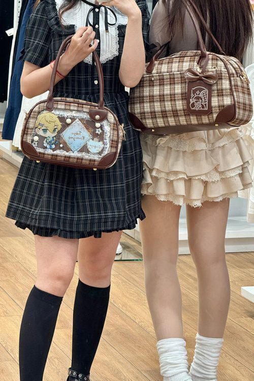 Daily Handbag Ita Crossbody Bag with Clear Window for Plushies and Pins