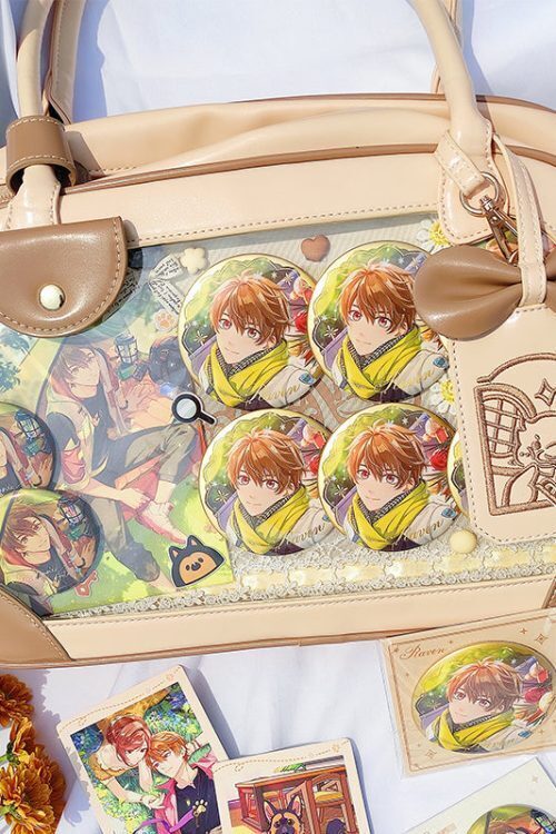 Daily Handbag Ita Crossbody Bag with Clear Window for Plushies and Pins